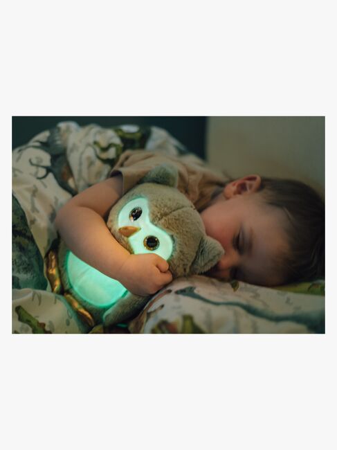 Teddykompaniet Selvlysende Ugle 22 Cm, Rosa