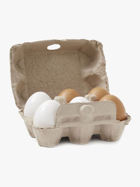 Kids Concept Bistro Egg 6-pack, Natur