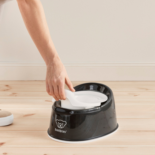 BabyBjörn Smart Potte, Svart/Hvit