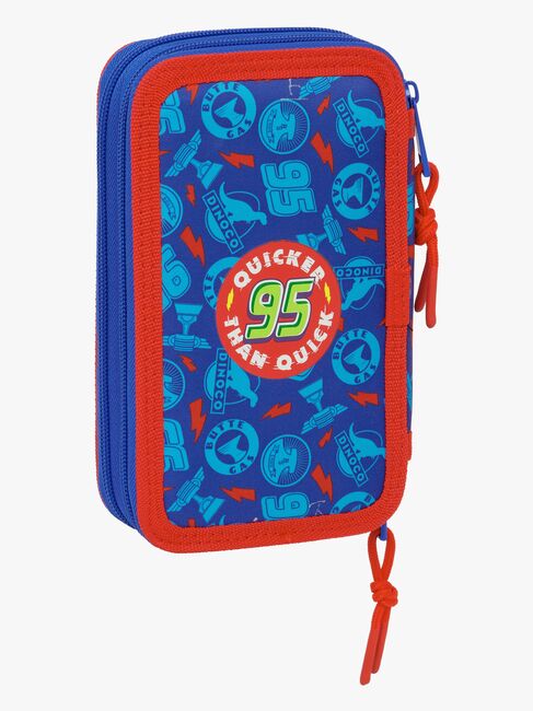 Disney Cars  Fylt Dobbeltpennal 29 Deler, Blå