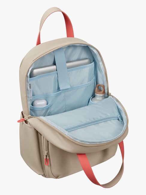 American Tourister Puffy POP Laptop Ryggsekk M 21L, Beige