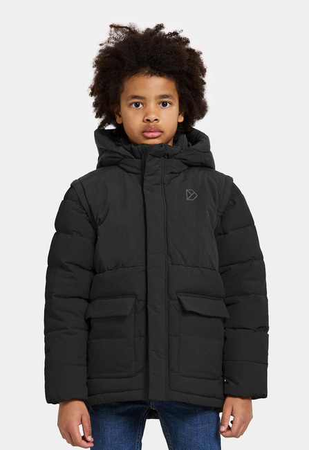 Didriksons Granite Puffjakke, Svart