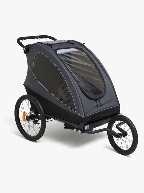 Beemoo Sporty Trail Sykkelvogn Inkl. Løpesett, Asphalt