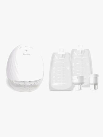 Beemoo CARE Wearable Elektrisk Brystpumpe Singel inkl. Brystmelkposer 180 ml 2-pack