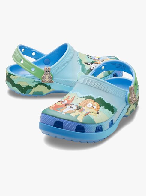 Crocs Bluey Kids Tøfler, Multi