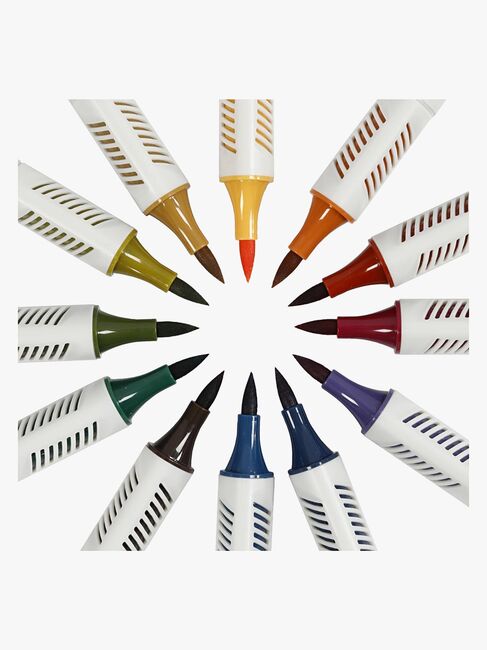 Creativ Company Sketch Marker Tusjer Milde Farger, 12-pack