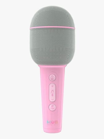 MOB Karaokemikrofon med Høyttaler, Groovy Pink