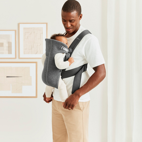 BabyBjörn Mini Bæresele 3D Jersey, Dark Grey