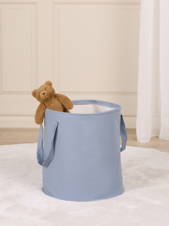 Alice & Fox ABLE Oppbevaringskurv, Blue Linen