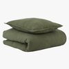Oh, Poppy! Vega Musselin Sengesett 70x80 Sprinkelseng, Forest Green