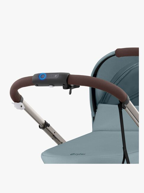 Cybex e-GAZELLE S Sportsvogn, Stormy Blue/Taupe