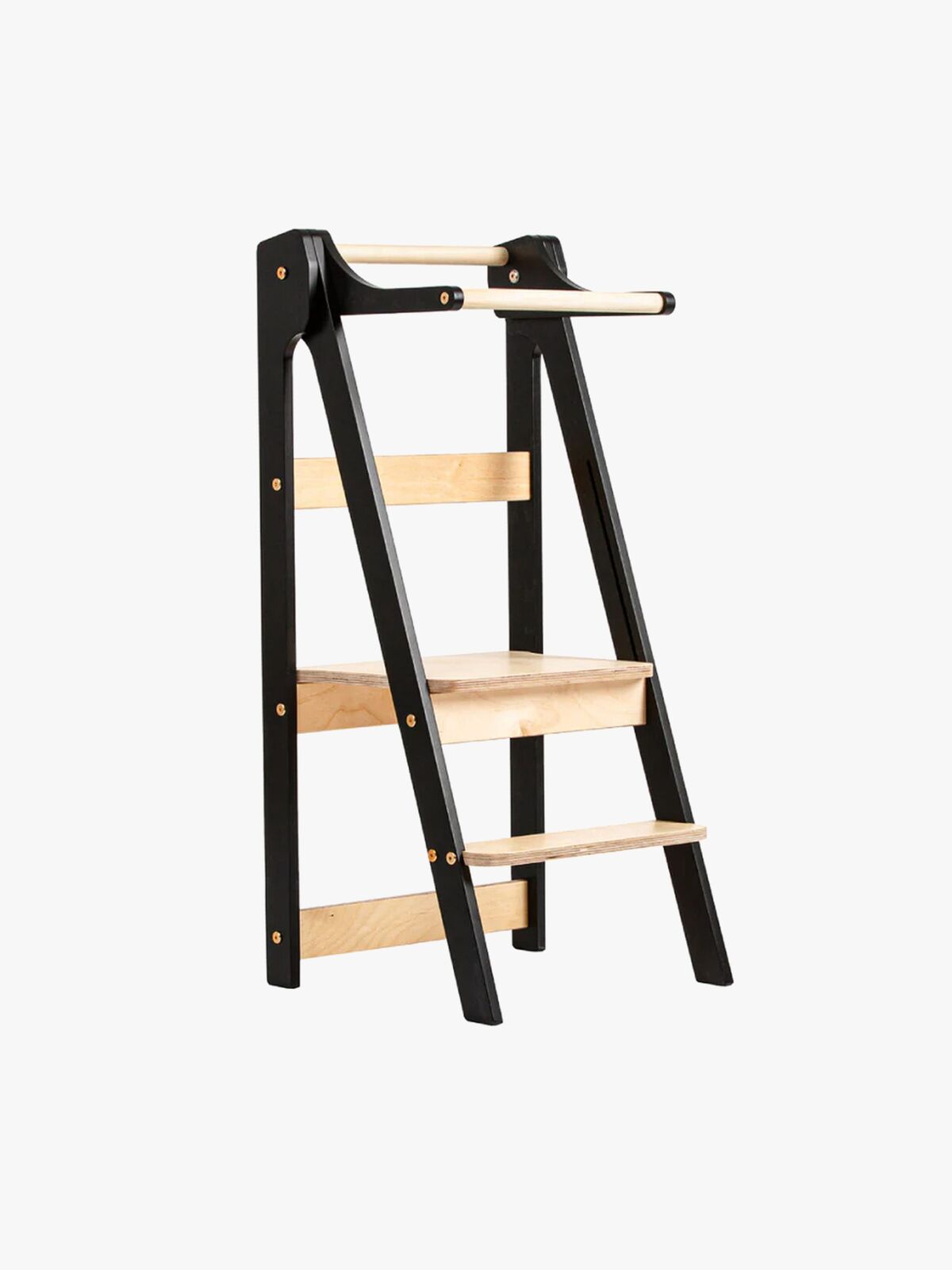 Duck Woodworks Sammenleggbar Læringstårn, Svart