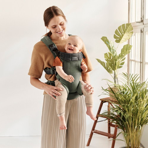 BabyBjörn Harmony Bæresele 3D Mesh, Mørkegrønn