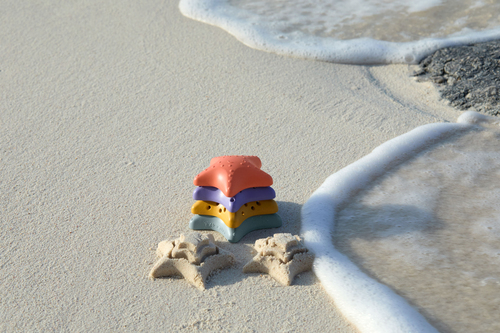 Lässig Sjøstjerne Stableleke, Pink/Lilac/Yellow/Blue