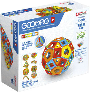 Geomag Supercolor Panels Masterbox Byggesett 388 Deler