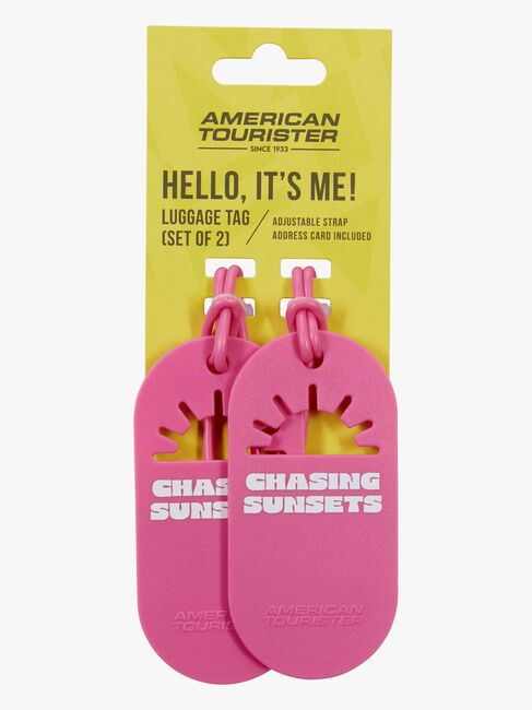 American Tourister Fun Tags Bagasjemerke 2-Pakk, Chasing Sunsets