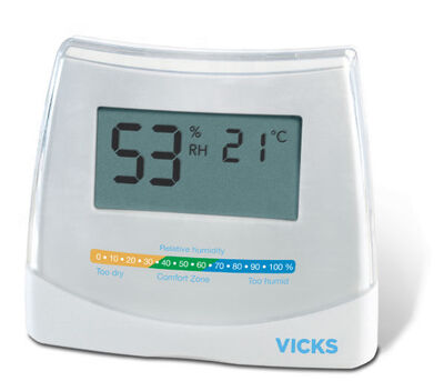 Vicks 2-i-1 Hygrometer og Termometer