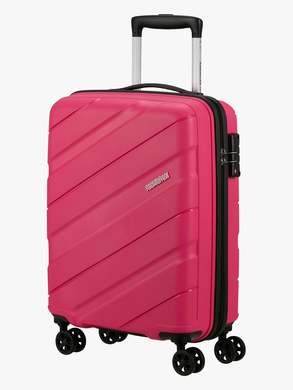 American Tourister Jetdriver Spinner Trillekoffert 32L, Raspberry Pink