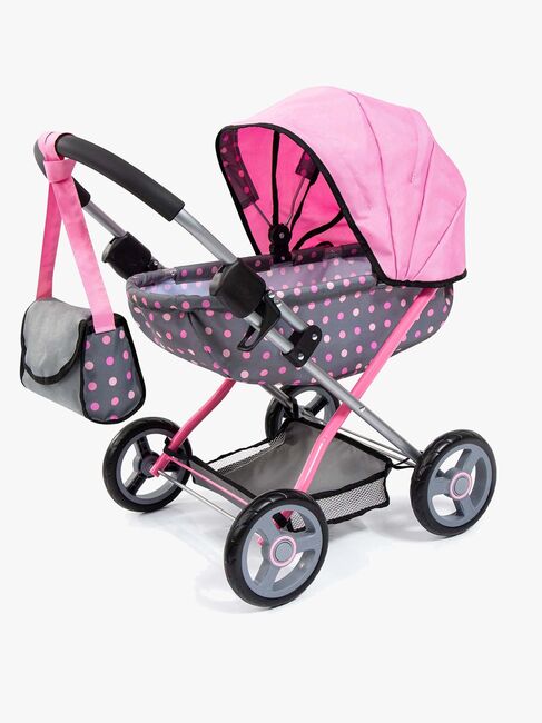 Bayer Design Dukkevogn Cosy, Grå/Rosa