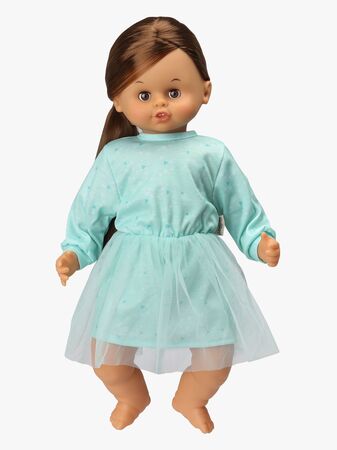 Skrållan Snakkedukke Mørkt Hår 45 cm