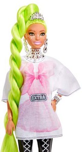 Barbie Extra Motedukke 11 Neongrønt Hår