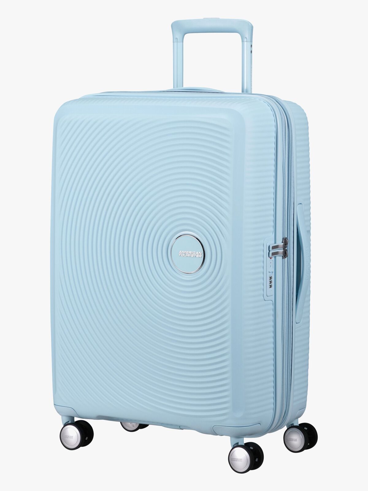 American Tourister Soundbox Spinner Trillekoffert 71,5L, Pastel Blue