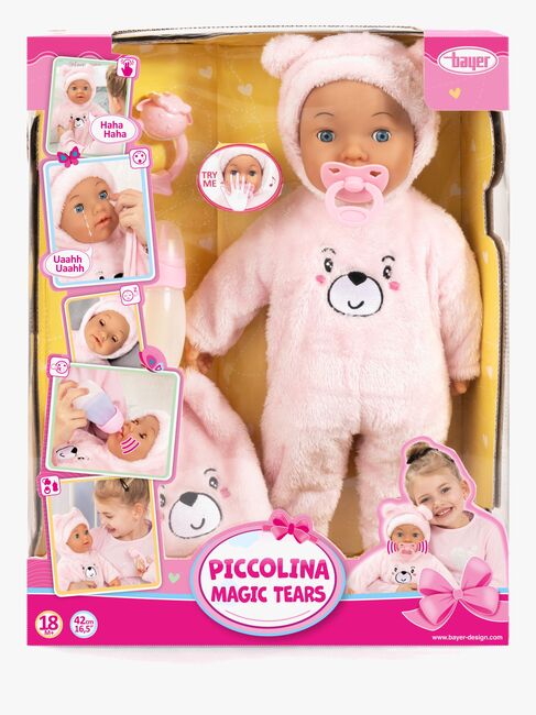 Bayer Design Piccolina  Interaktiv Dukke 42 cm, Rosa