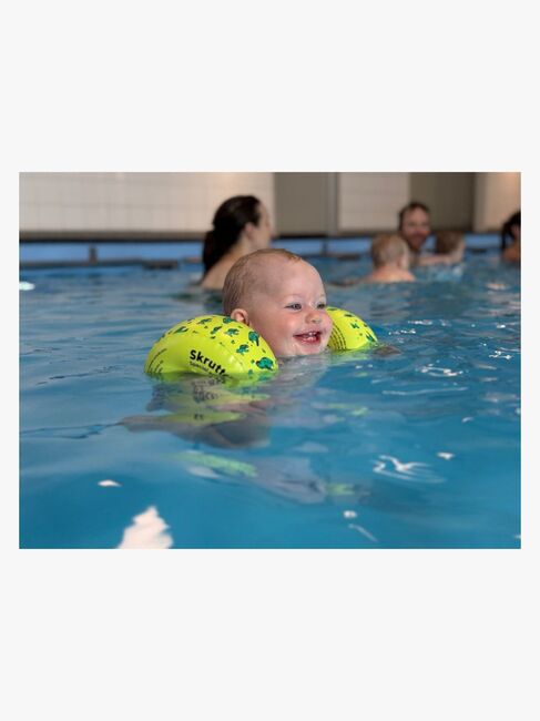 Skruttenringen Armpuffer, Gul Mønstret