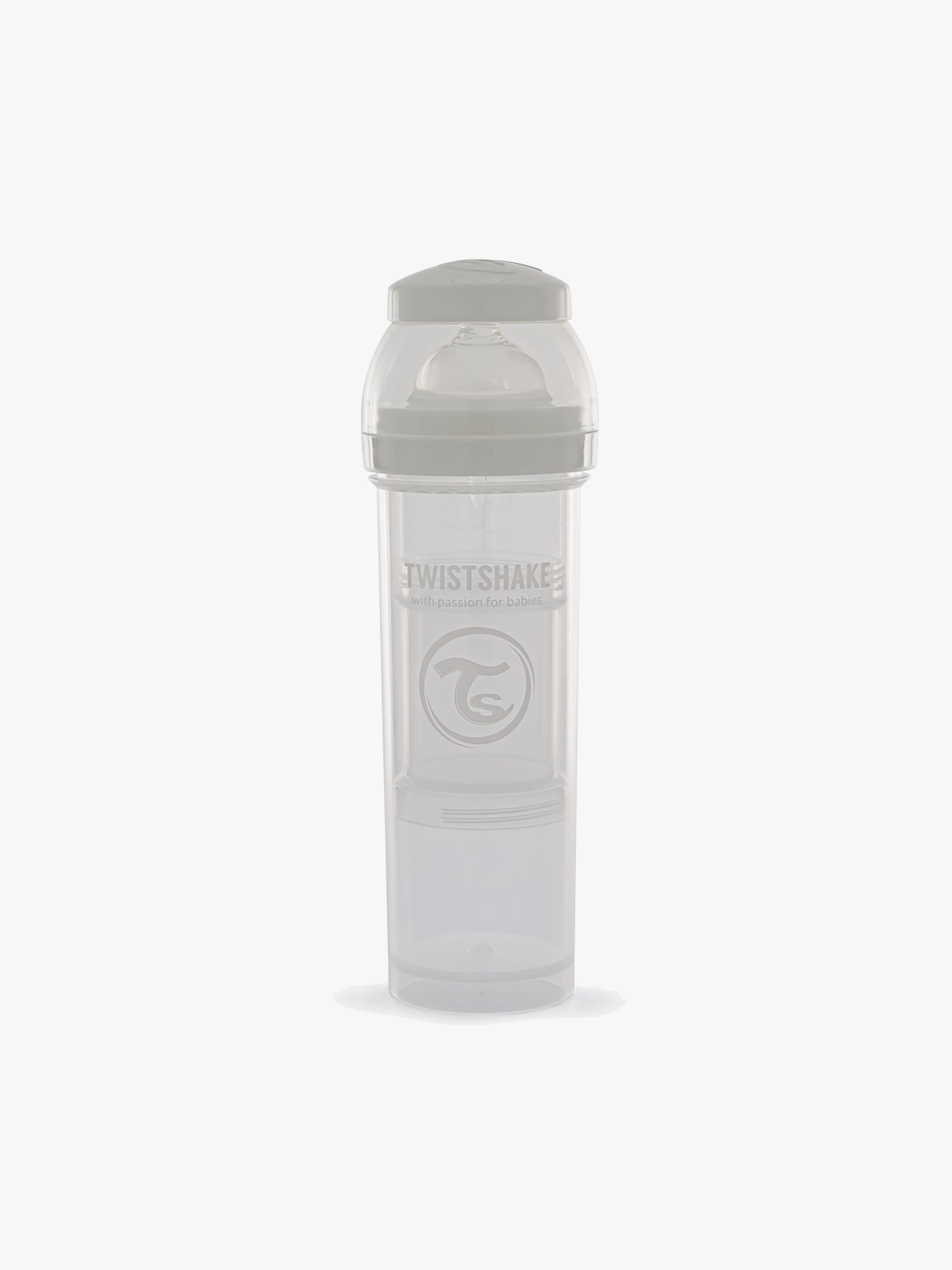 Twistshake Tåteflaske Anti-Kolikk 330 ml, Hvit - Tåteflasker & Tilbehør