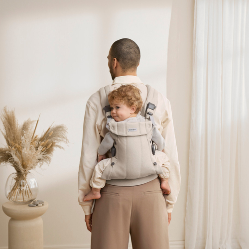 BabyBjörn Harmony Bæresele Vevd, Light Beige Melange