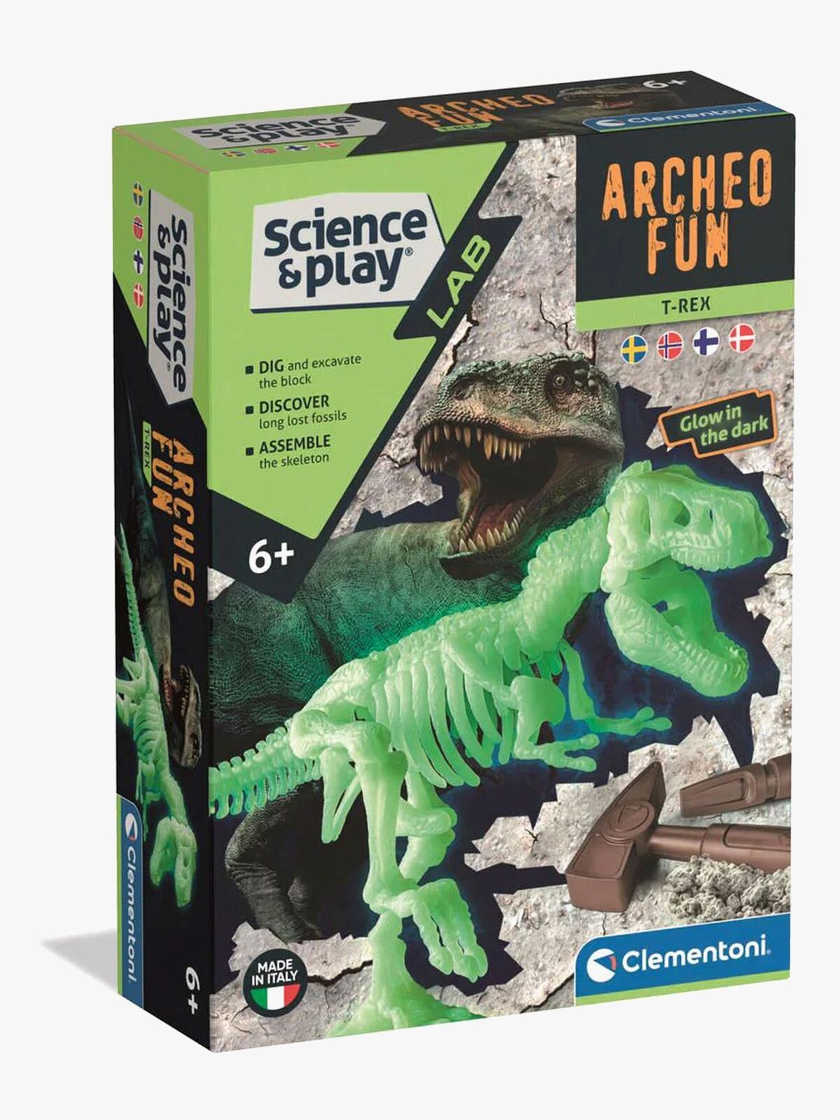 Clementoni Science & Play Utgravingssett T-Rex