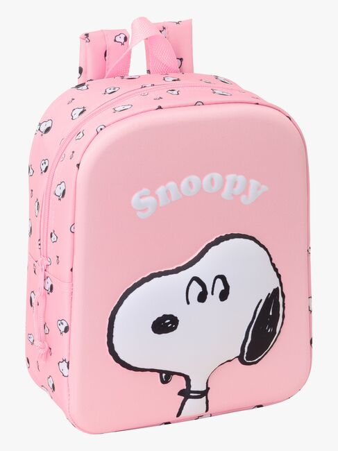 Snoopy 3D Mini Ryggsekk, Lyserosa