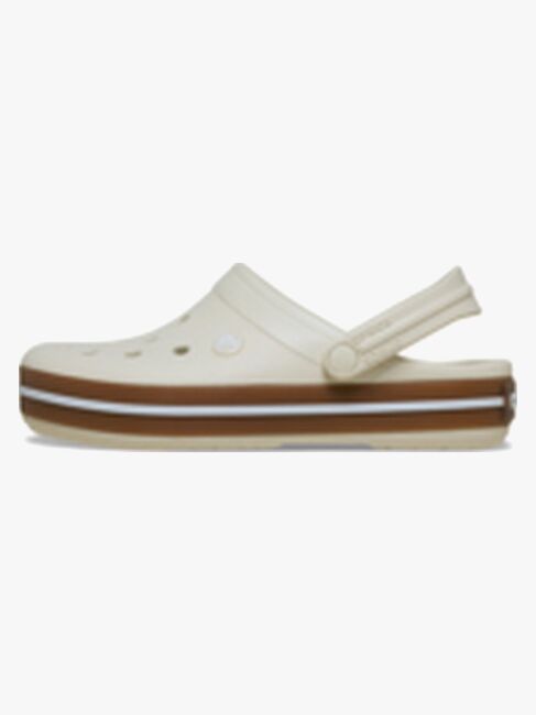 Crocs Crocband Gum Tøfler, Summit White