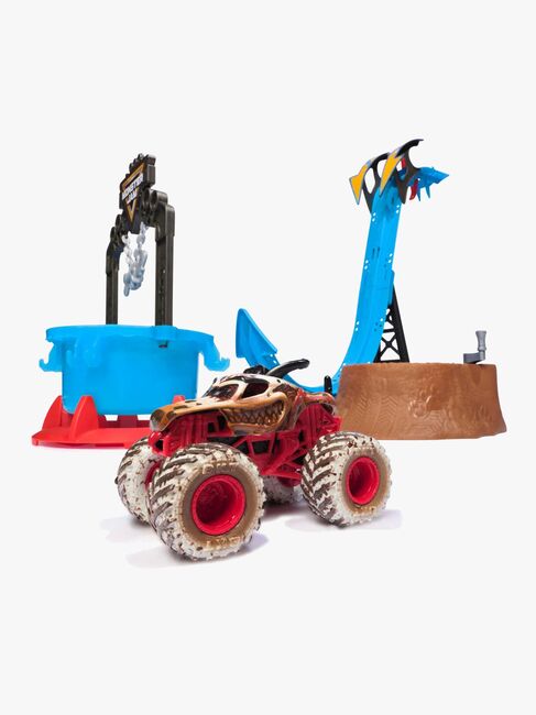 Monster Jam 1:64 Mud Blasters Dunk Tank Lekesett