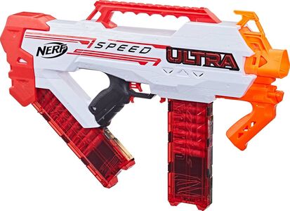 Nerf Ultransformers Speed Lekevåpen, Hvit/Oransje