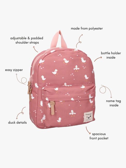 Kidzroom Ryggsekk Little Story, Rosa