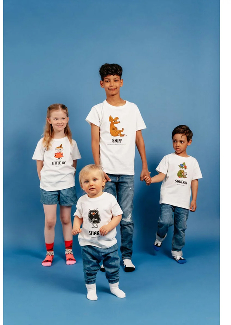 Mummitrollet Karakter Stinky T-skjorte, Hvit