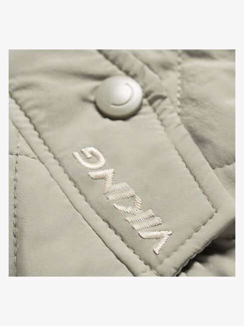 Viking x Kenza Kviltet Jakke, Light Green