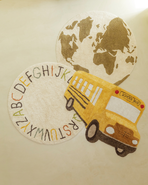 Lorena Canals  Vaskbart Gulvteppe 90x130, School Bus