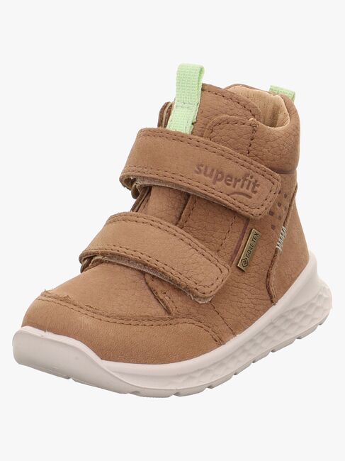 Superfit Breeze Mid GTX Sneakers, Brown/Light Green