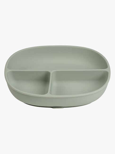 b.box Tallerken med Lokk Silikon, Sage