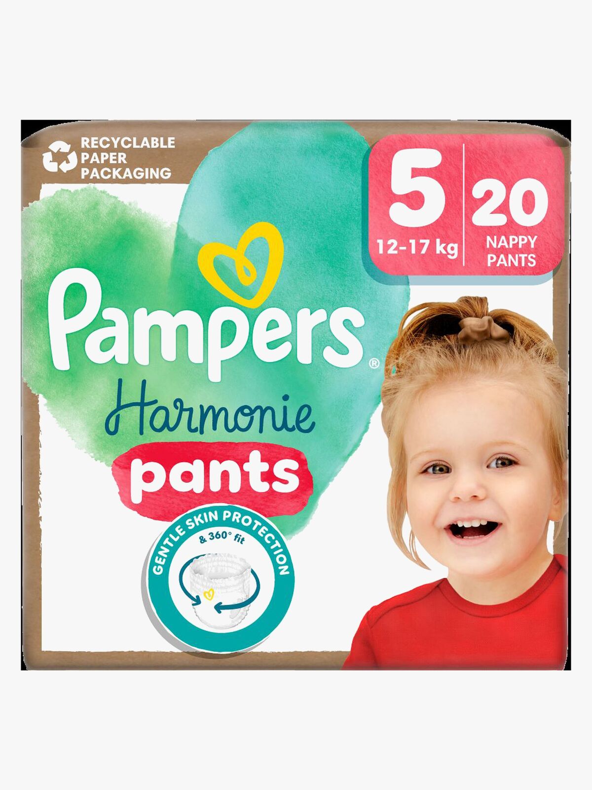 Pampers Harmonie Bleiebukser Str 5 12-17kg 20-Pakk