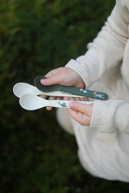 Elsa Beskow  Julenissens barn Matsett 3 Deler, Beige