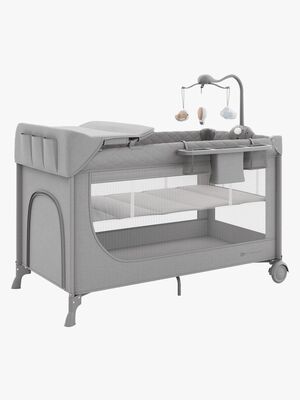 Kinderkraft LEODY UP Reiseseng med Tilbehør, Grey