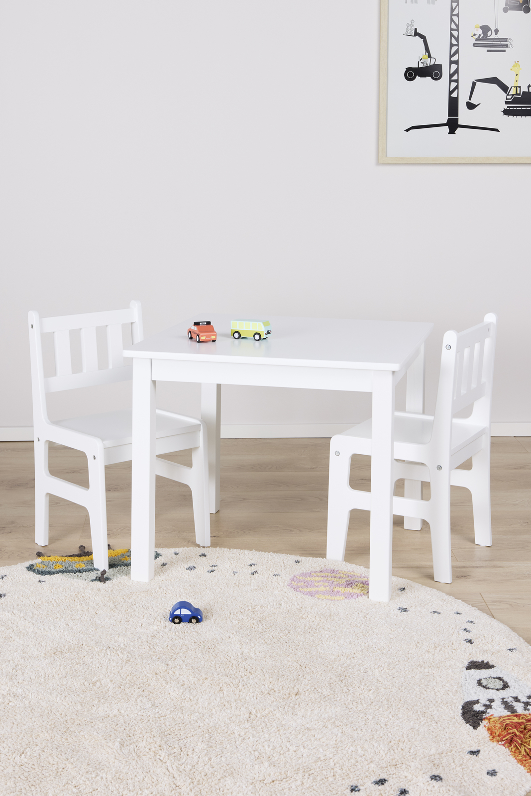 Alice & Fox SIENA Bord og Stol, Hvit