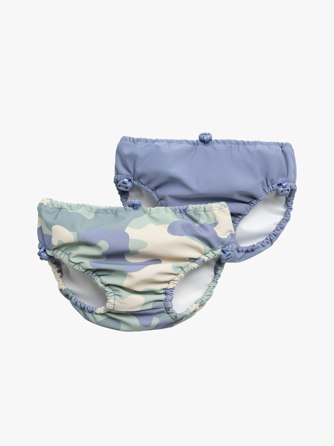Nordbjörn Mölle 2-pack Badebleier, Blå Camo