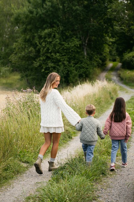 Viking x Kenza Kviltet Jakke, Rose