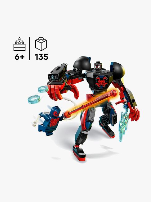 LEGO Super Heroes 76337 Miles Morales-robot mot Spider-Man 2099