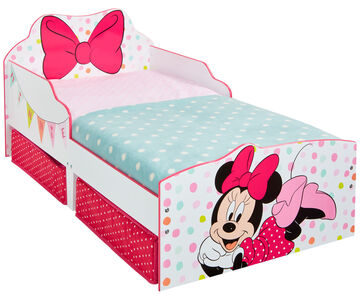 Minnie Mouse Juniorseng Med Oppbevaring, 140x70