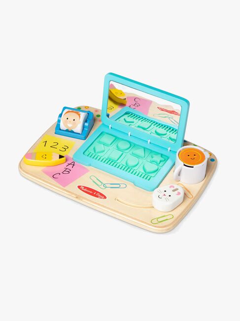 Melissa & Doug Work & Play Desktop Aktivitetstavle